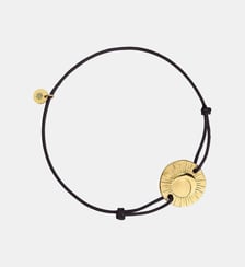Bracelet Cordon Vermeil Eclipse - M - Noir Arthus Bertrand