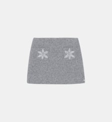 Jupe -   laine broderie flocons Tartine Et Chocolat
