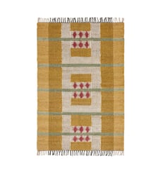 Tapis De Sol  Tissage graphique en coton et jute Madura