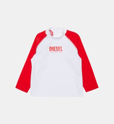 T-shirt à manches longues avec logo Diesel Kids
