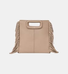 Sac M en cuir grainé Maje