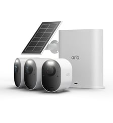 Caméra de surveillance Pack 3cam.ext. 4K Ultra3+panneau solaire Arlo