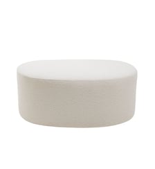 Pouf  Revêtement bouclette à l'aspect laineux Madura