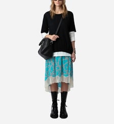 Jupe Joslin 100% Soie Zadig&Voltaire