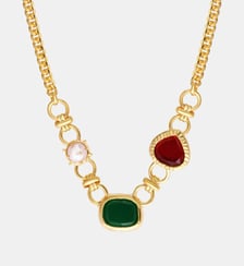 Collier ras du cou   doré à l'or fin - Bysance Satellite