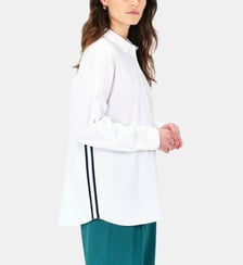 Chemise claudio - Motif uni - Coton - Coupe oversize Caroll