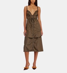 Robe en nylon léger à effet superposé Diesel