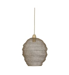 Suspension NINA métal bronze H42 x Ø38 cm Light & Living