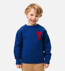 Pull Col Rond Ami De Coeur En Laine AMI Paris