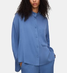 Chemise fluide à col mao Adolfo Dominguez