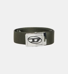 Ceinture en toile avec logo Oval D Diesel Kids