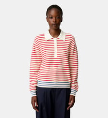 Pull rayé col polo Claudie Pierlot