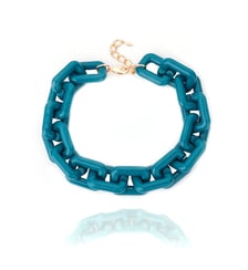 Collier grosse maille léger en aluminium RHYMES Hipanema