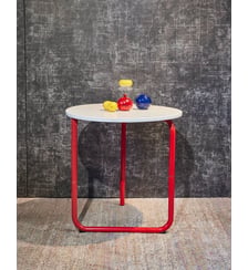 Table d'appoint pliante en métal Hanna N°1559- Produit chiné Debongout