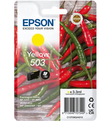 Cartouche d'encre Originale 503 Jaune (Yellow) Série Piment - C13T05A44010 Epson