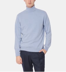 Pull Col roulé 100% Cachemire Ciel Atelier Privé