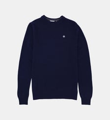 Pull avec col rond uni Serge Blanco