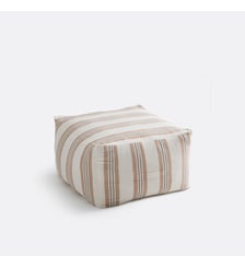 Pouf coton rayé La Redoute Interieurs