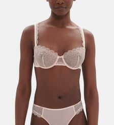 Soutien-gorge corbeille Singulière broderies et tulle Simone Pérèle