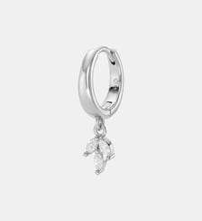 Boucle d'oreille créole Nuit blanche or Nebuleuse Bijoux