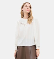Chemise cbailey - Motif uni - Coton - Coupe droite Caroll