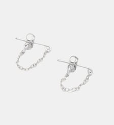 Boucles d'oreilles chaînette Essentiel - Argent YAY Paris