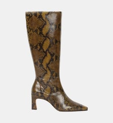 Bottes Coline Cuir Embossé Serpent Bobbies