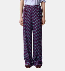 Pantalon à pont satin Claudie Pierlot