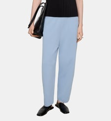 Pantalon barrel fit à taille élastique Adolfo Dominguez