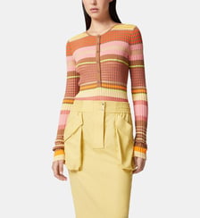 Pull ajusté à rayures multicolores Pinko