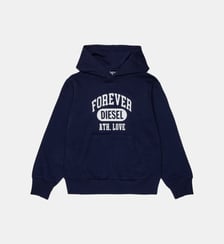 Sweat à capuche avec logo Diesel Kids