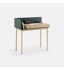 Bureau 1 tiroir, en plaqué chêne La Redoute Interieurs