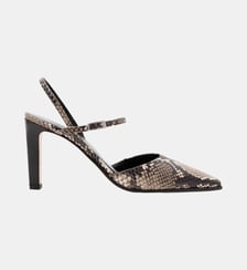 Miller - Escarpins En Cuir Imprimé Serpent Parallèle
