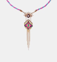 Collier en cordon avec pendentif et perles COLOMBO Hipanema