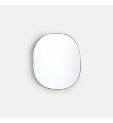 Miroir ovale en laiton La Redoute Interieurs