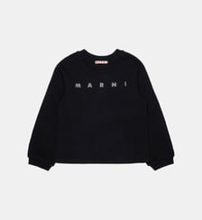 Sweat-shirt col rond avec logo Marni