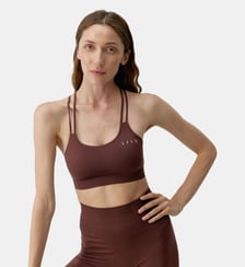 Brassière de sport Hatha maintien moyen bretelles coussinets amovibles Born Living Yoga