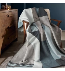 Plaid coton mélangé Garnier Thiebaut