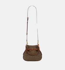 Sac en raphia et cuir - LE MINI ROMY Gerard Darel