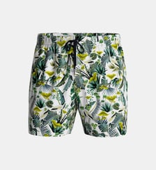 Short de bain feuilles tropicales Bali avec suspensoir Impetus