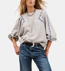 Sweat droit Mesta manches longues amples Ba&sh