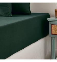 Drap-housse, flanelle coton bonnet 30 cm La Redoute Interieurs