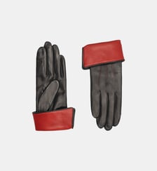 Gants Fanny Femme Cuir Doublés Soie Agnelle