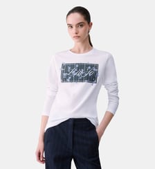 T-shirt avec logo Liu Jo