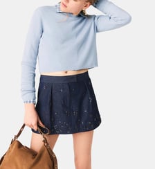 Pull avec boutons bijoux Maje