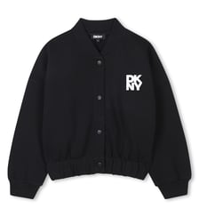 Cardigan en molleton de coton DKNY