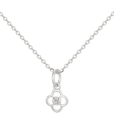 Collier Fiorenza en Argent avec diamant blanc La Garçonne Diamant
