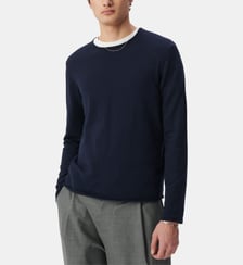 Pull tricot fin bords roulottés Ikks