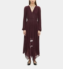 Robe longue plissée The Kooples