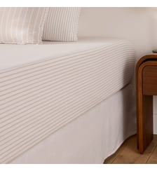 Drap-housse percale de coton bonnet 30 cm La Redoute Interieurs